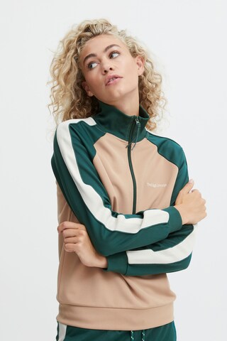 Sweat-shirt 'SIMA' The Jogg Concept en beige : devant