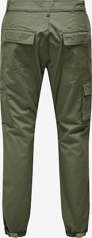 Only & SonsTapered Cargo hlače 'CAM' - zelena boja