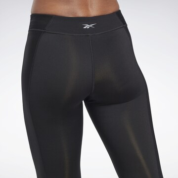 Reebok Skinny Sporthose in Schwarz