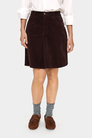 SAINT TROPEZ Skirt in Brown: front