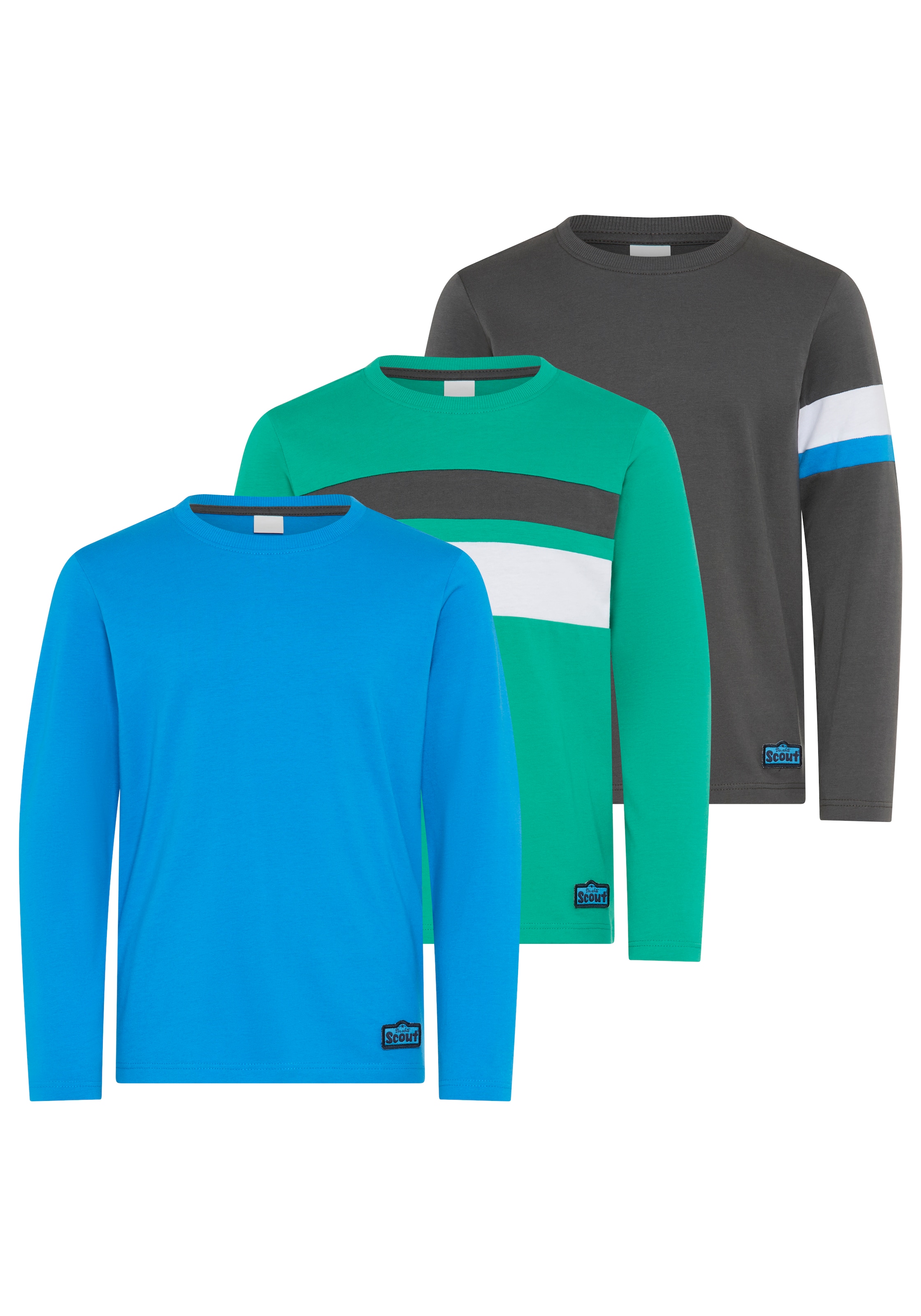 SCOUT Shirt in Mischfarben: Vorderseite