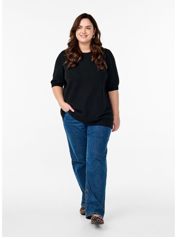 Pullover 'Casunny'' di Zizzi in nero