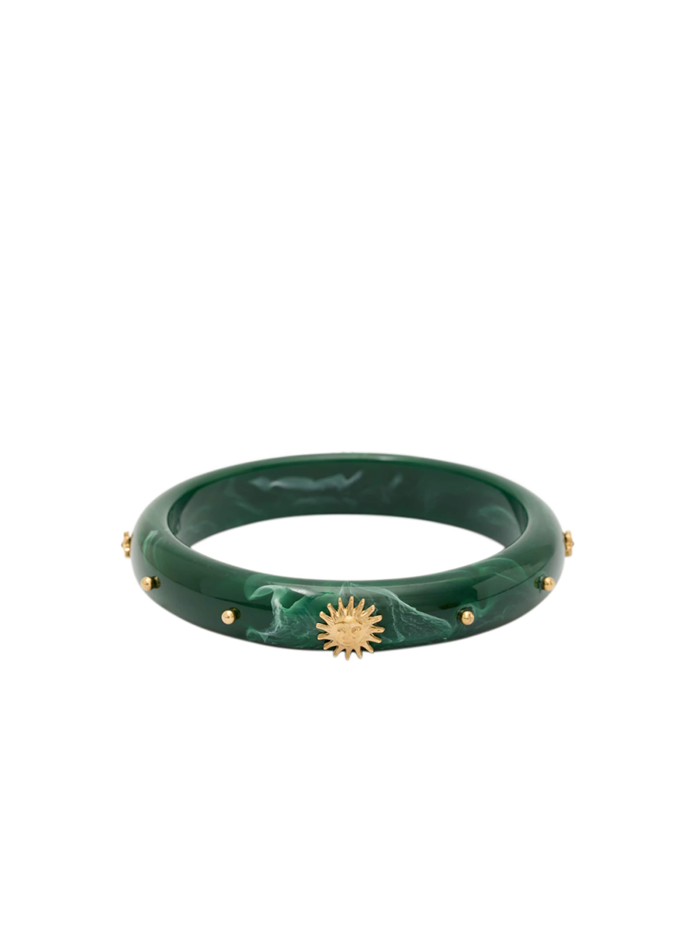 NALì Bracelet 'ELLIE' in Green: front