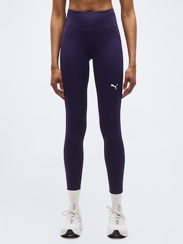 PUMA Skinny Sportbroek 'TAD ESSENTIAL' in Lila: voorkant