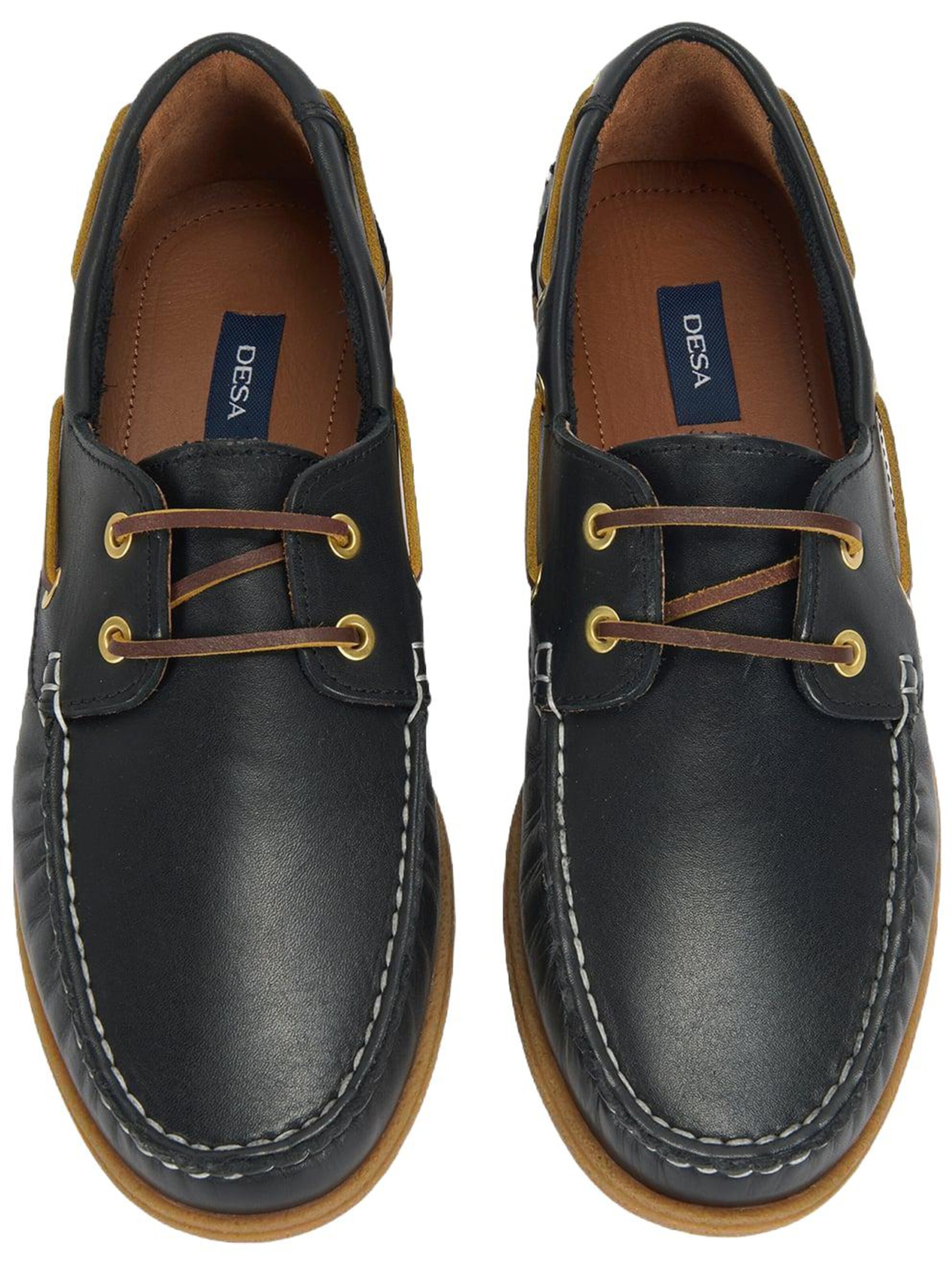 Desa Classic Flats 'Slip-Ons' in Black