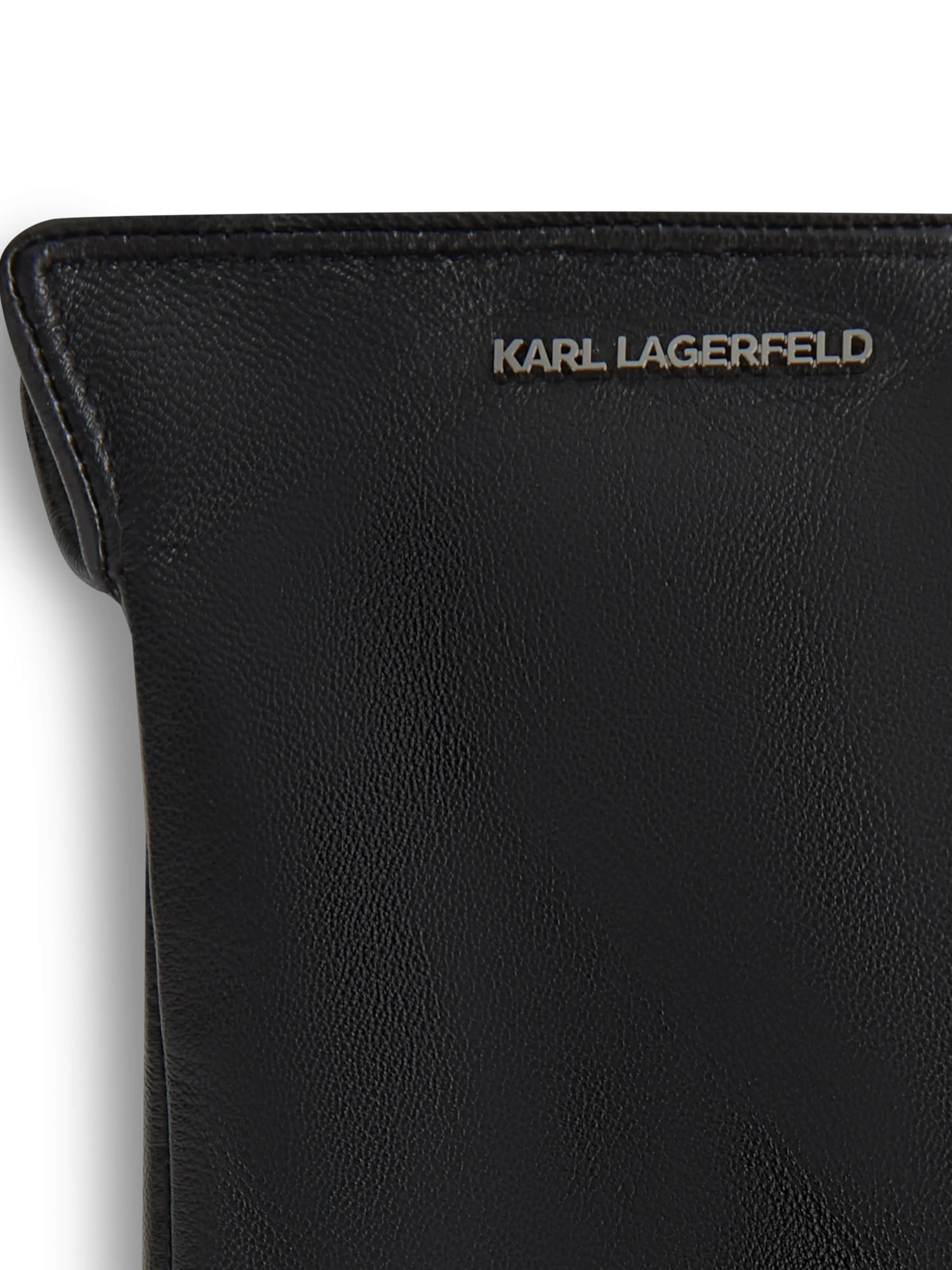 Karl Lagerfeld Γάντια με δάχτυλα σε μαύρο