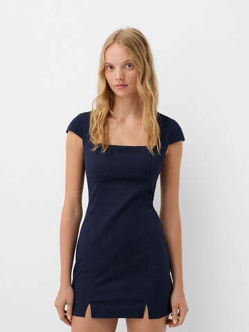 Bershka Dress in Blue: front
