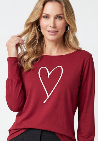 T-shirt usha BLACK LABEL en rouge