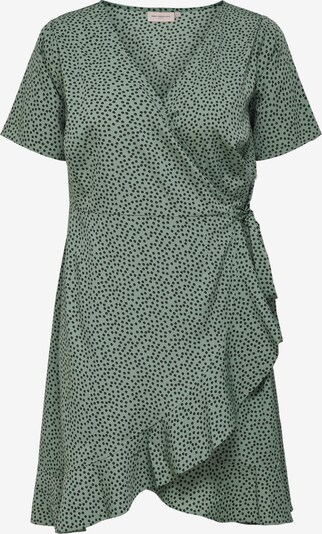 ONLY Carmakoma Kleid 'LIVIA' in grün / schwarz, Produktansicht