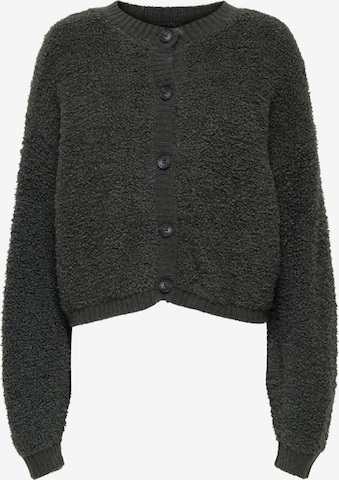 JDY Плетена жилетка в сиво: отпред