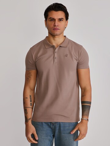 SikSilk Shirt in Brown: front