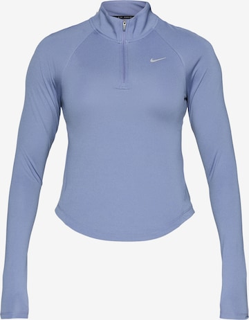 NIKE Sportsweatshirt 'Tempo' in Blau: Vorderseite