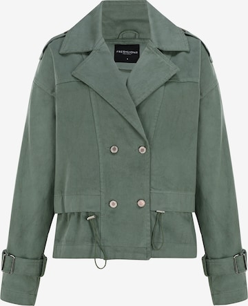FRESHLIONS Trenchcoat in Grün: Vorderseite