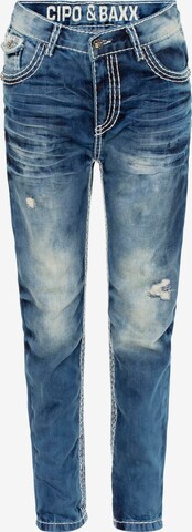 CIPO & BAXX Regular Jeans in Blauw: voorkant