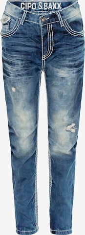 CIPO & BAXX Regular Jeans in Blauw: voorkant