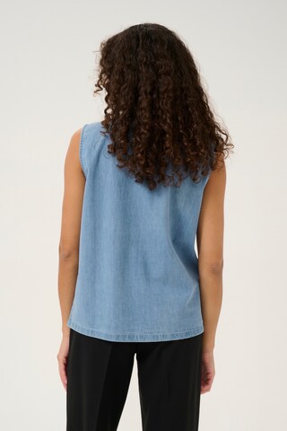 Cream Bluse 'Vanni' in Blau