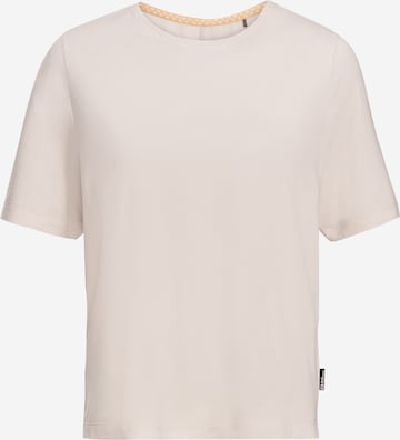 JACK WOLFSKIN Functioneel shirt 'TRAVEL' in Beige: voorkant