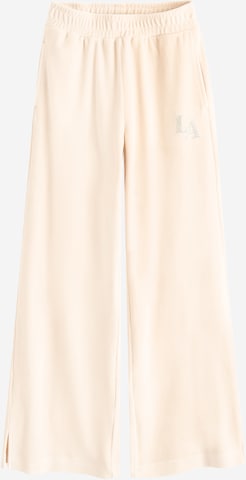 Cool Club Wide Leg Housut värissä beige: etupuoli