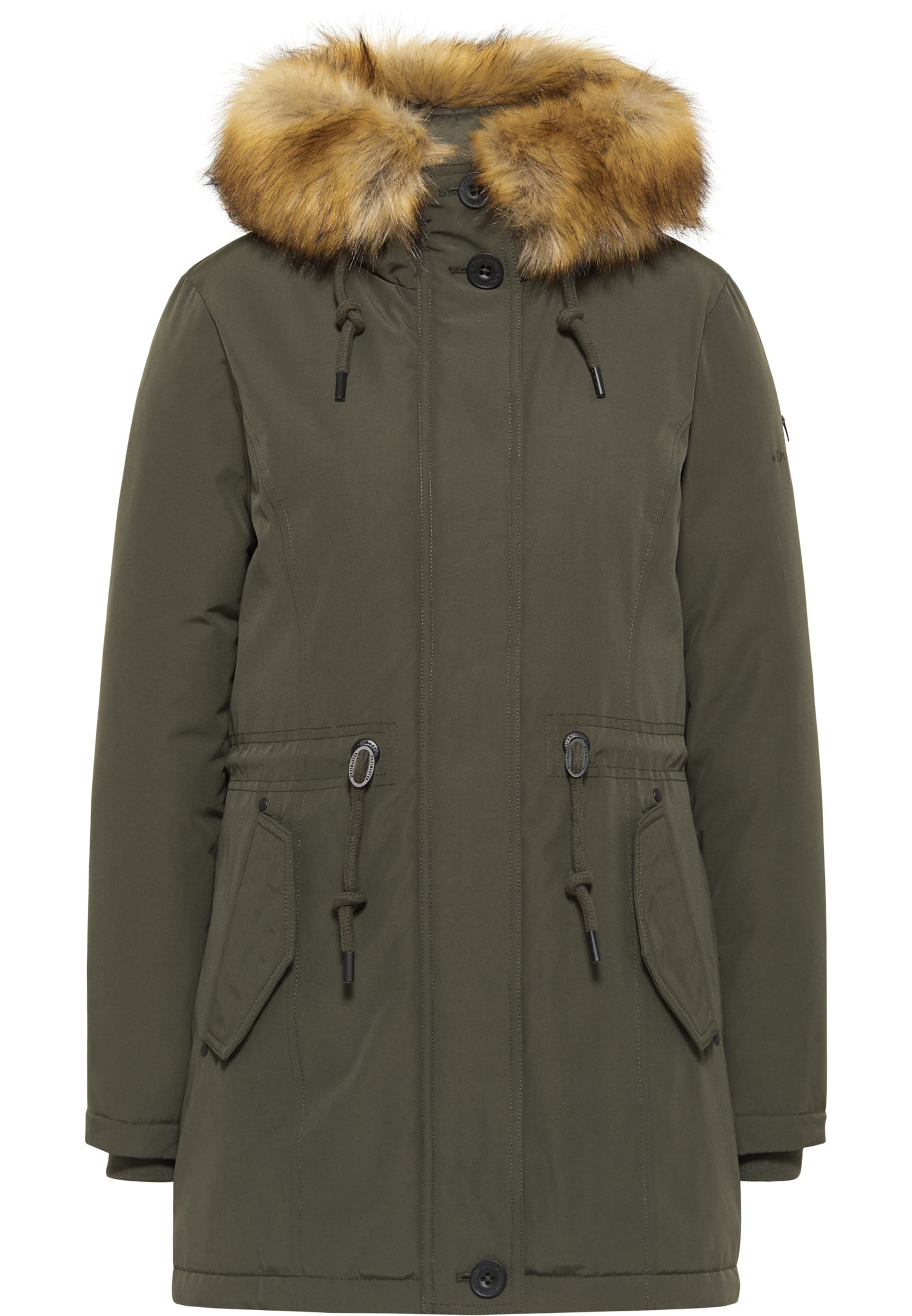 Parka d’hiver DreiMaster Klassik en vert : devant