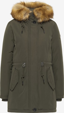 Parka d’hiver DreiMaster Klassik en vert : devant