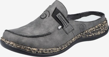 Rieker Clogs 'Kalkutta' in Grey: front