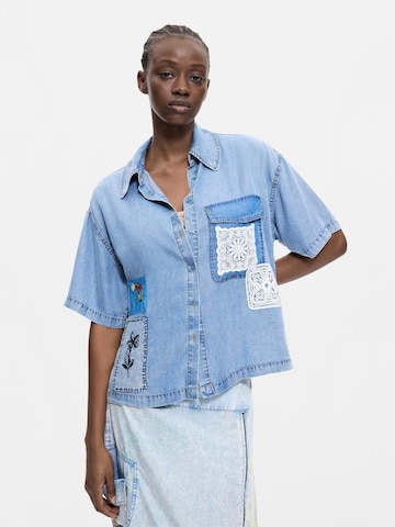 Camicia da donna di Desigual in blu: frontale