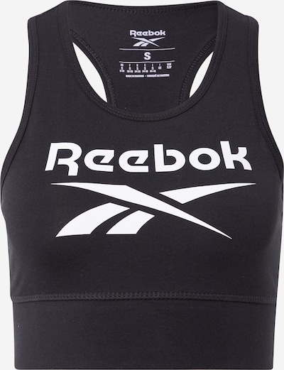 Reggiseno sportivo 'Identity' Reebok di colore nero / bianco, Visualizzazione prodotti