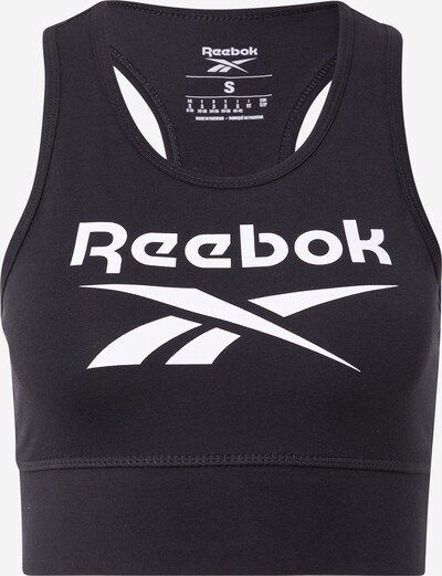 Reebok Sport Αθλητικό σουτιέν 'Identity' σε μαύρο / λευκό, Άποψη προϊόντος