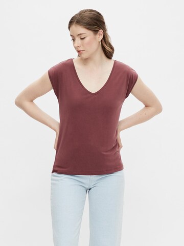 PIECES Shirt 'Kamala' in Rood: voorkant