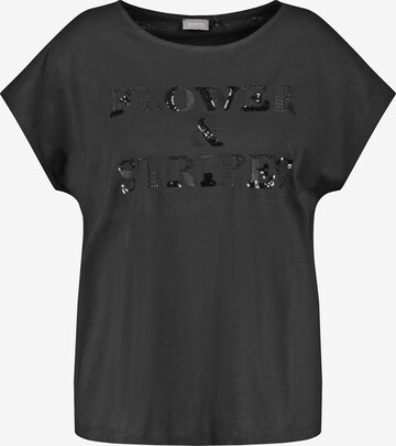 SAMOON - Camiseta en negro: frente