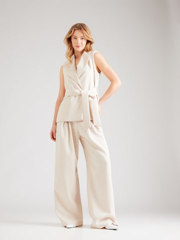 millane - Pierna ancha Pantalón 'Highwaisted Palazzo' en beige