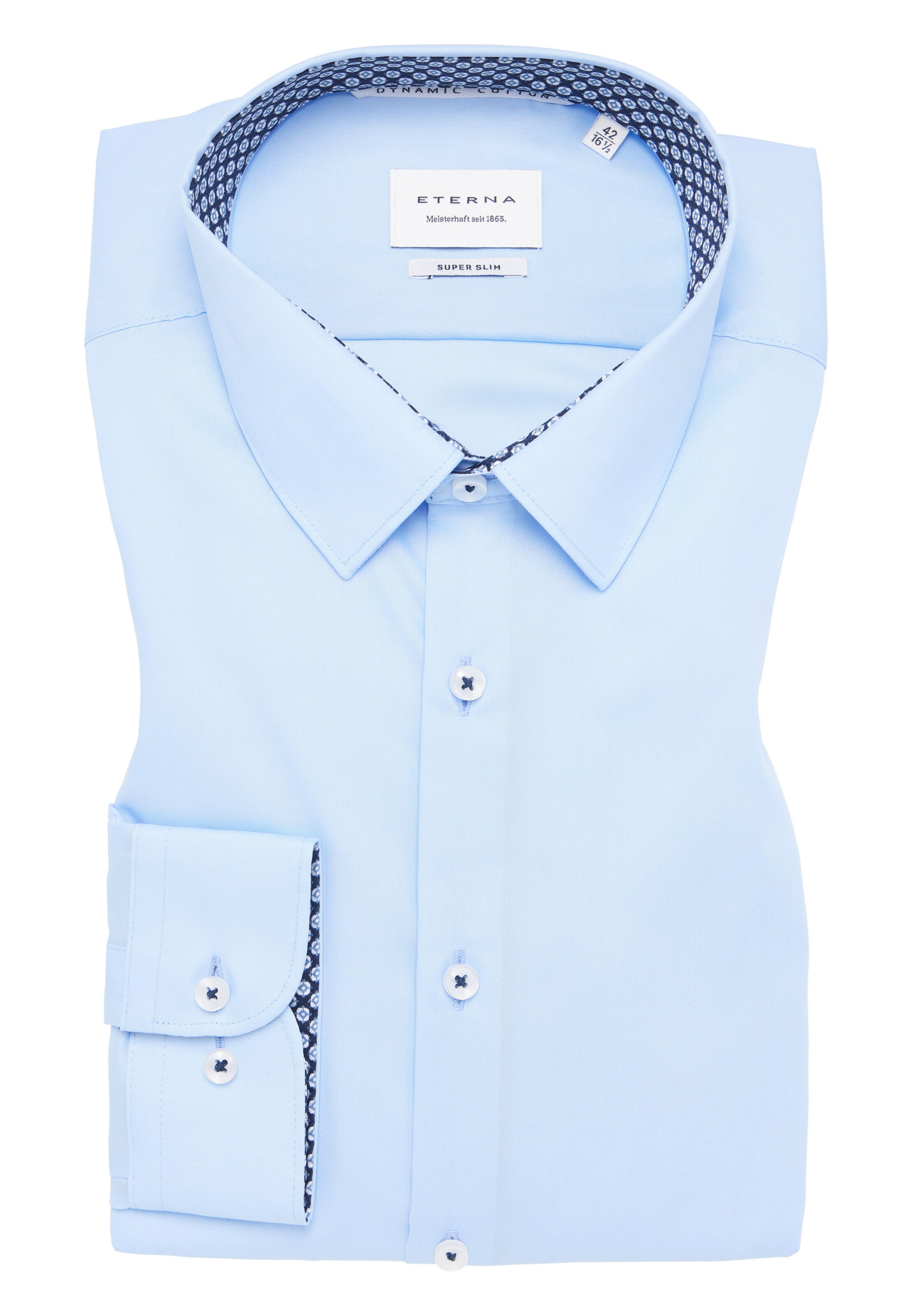ETERNA Slim Fit Businesshemd in Blau