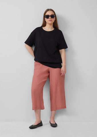 QS Wide leg Broek in Oranje