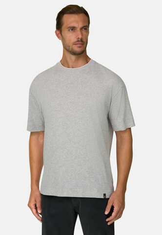 Boggi Milano Shirt in Grijs: voorkant