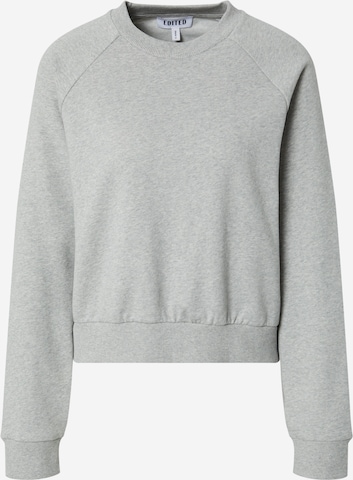 EDITED Sweatshirt 'Aura' in Grau: predná strana