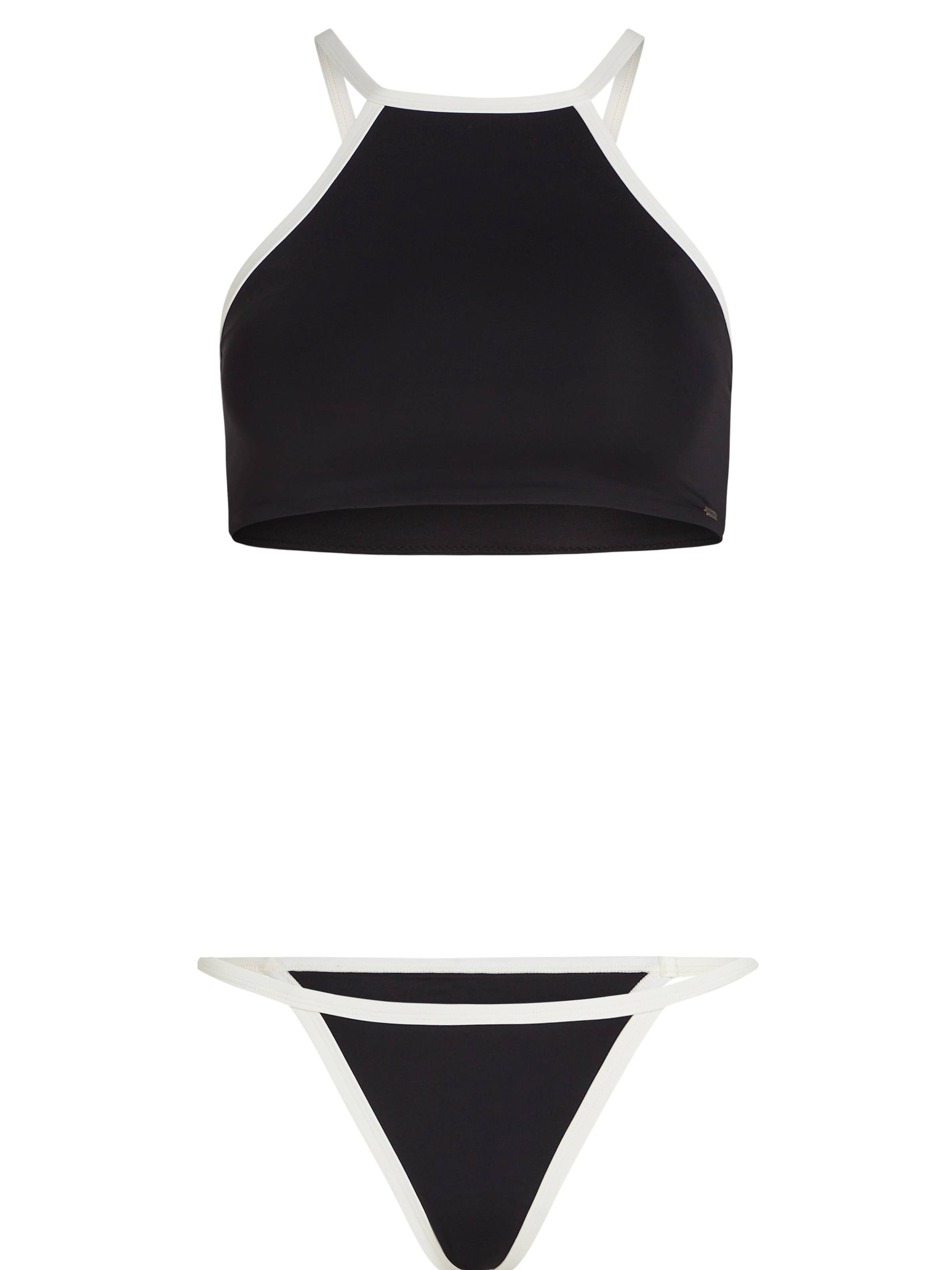 Col haut Bikini O'NEILL en noir : devant