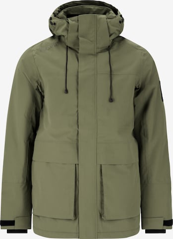 SLOPE Outdoorjacke 'Chescott' in Grün: Vorderseite