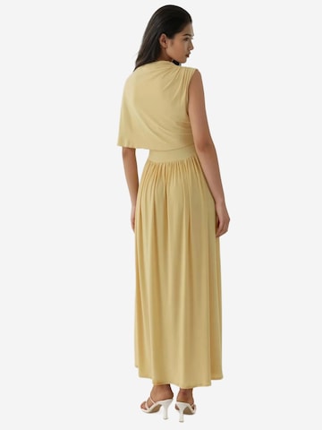 Hiccup Evening Dress in Yellow