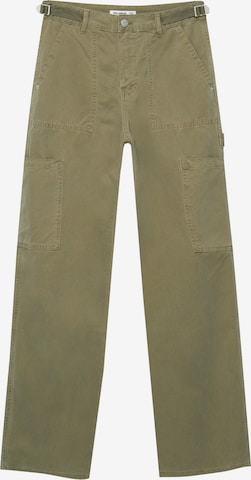 Pull&Bear Regular Jeans in Groen: voorkant