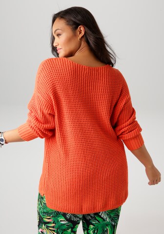 Aniston Pullover in Orange