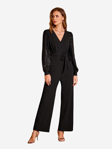 Cupshe Jumpsuit 'CAA13E5L004AA'‌‌‌‌‌‌‌ in Schwarz: Vorderseite