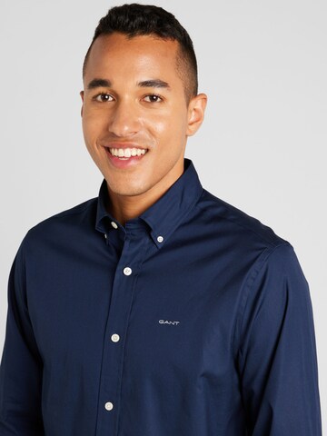 GANT Regular Fit Hemd in Blau