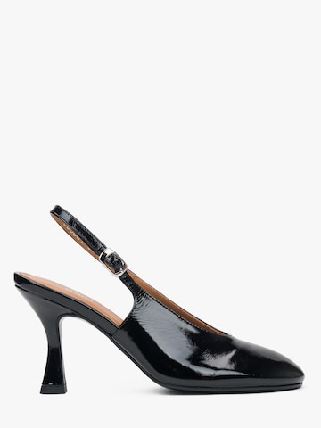 Escarpins à bride arrière '09-0850' Estro en noir : devant