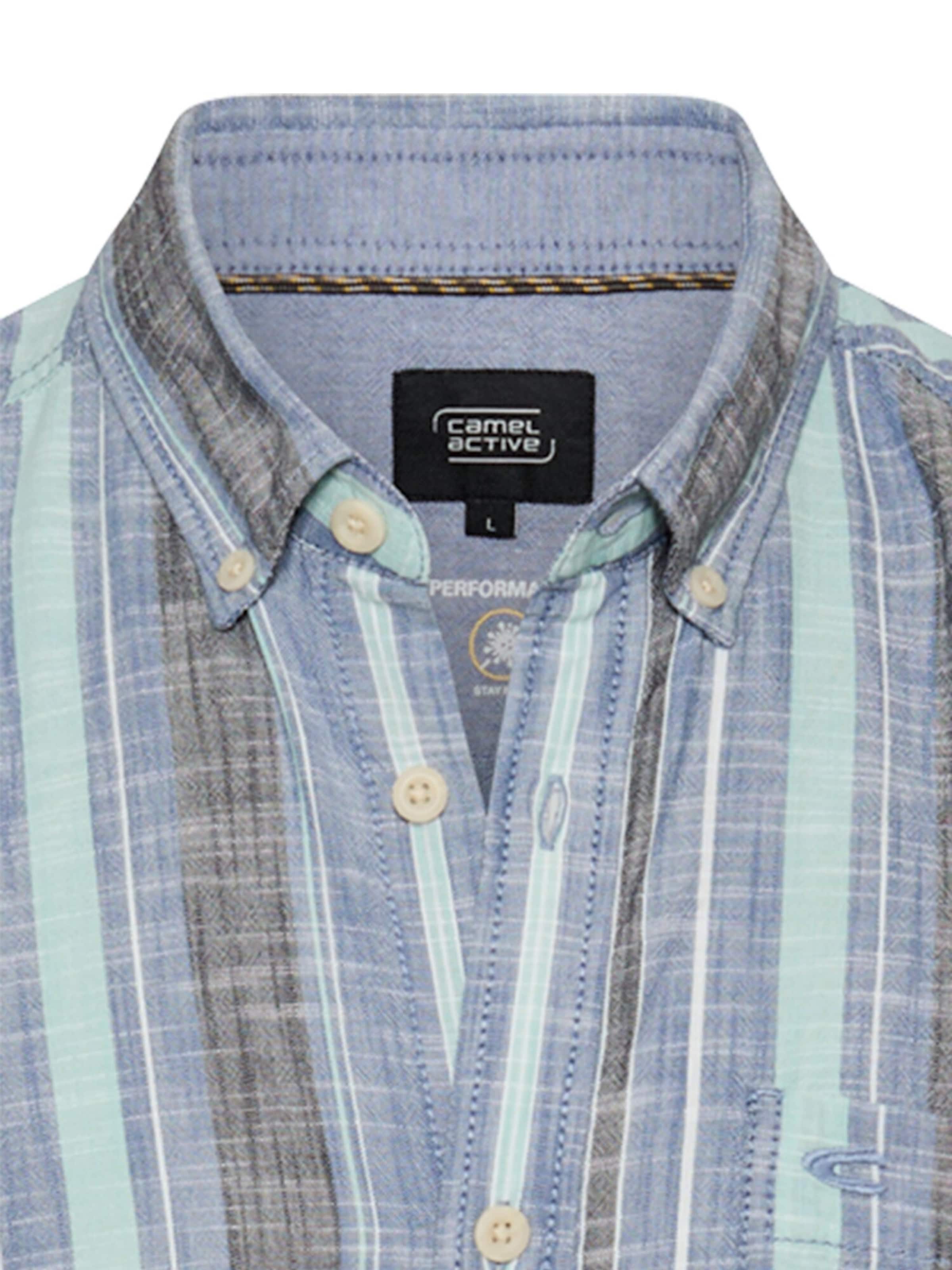 CAMEL ACTIVE Regular fit Button Up Shirt in Blue