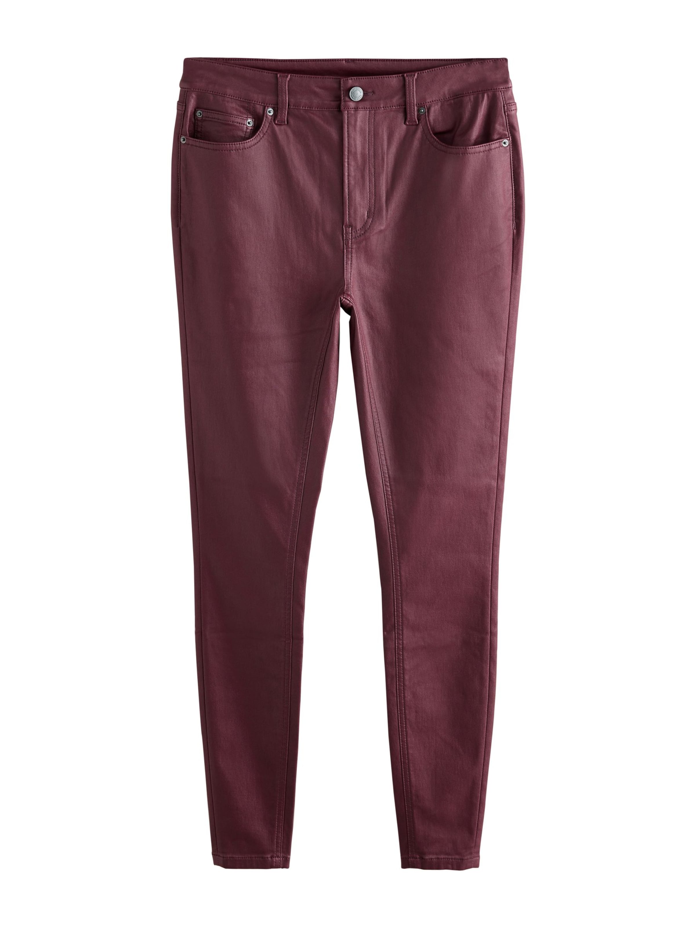 Skinny Jeans de la Next pe roșu: față