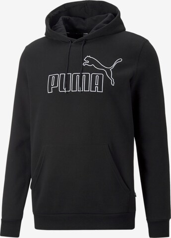 PUMA Sportsweatshirt in Schwarz: predná strana