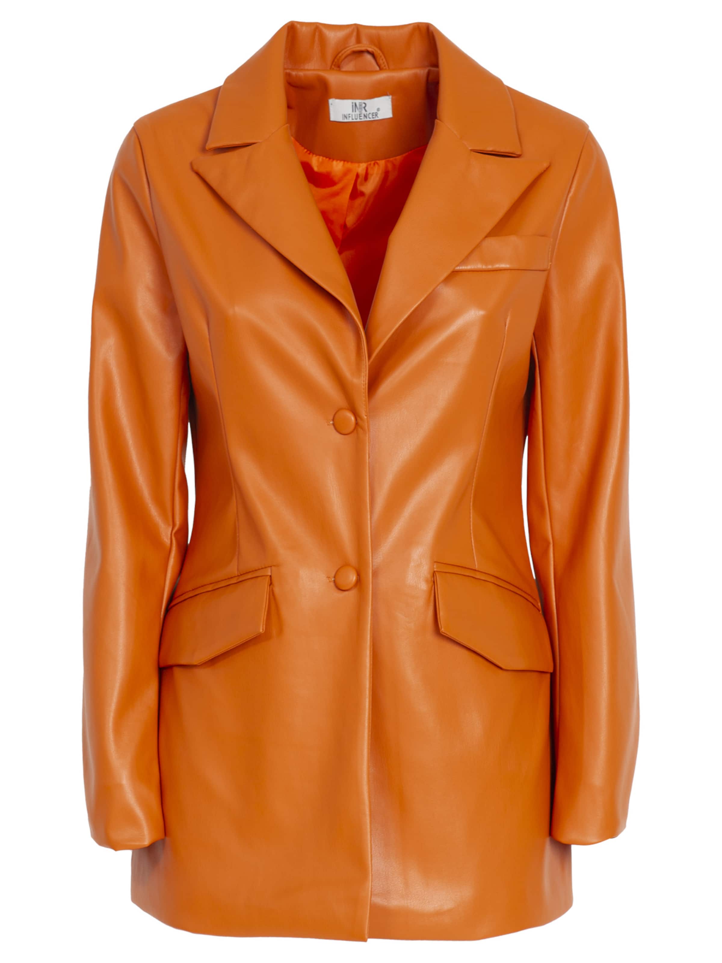 Influencer - Blazer en naranja: frente