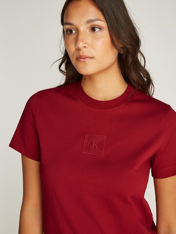 T-shirt Calvin Klein Jeans en rouge