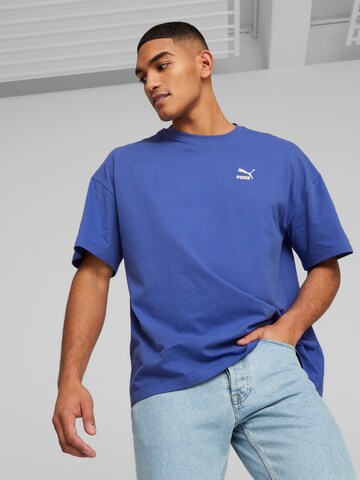 PUMA T-Shirt 'Classics' in Blau: Vorderseite