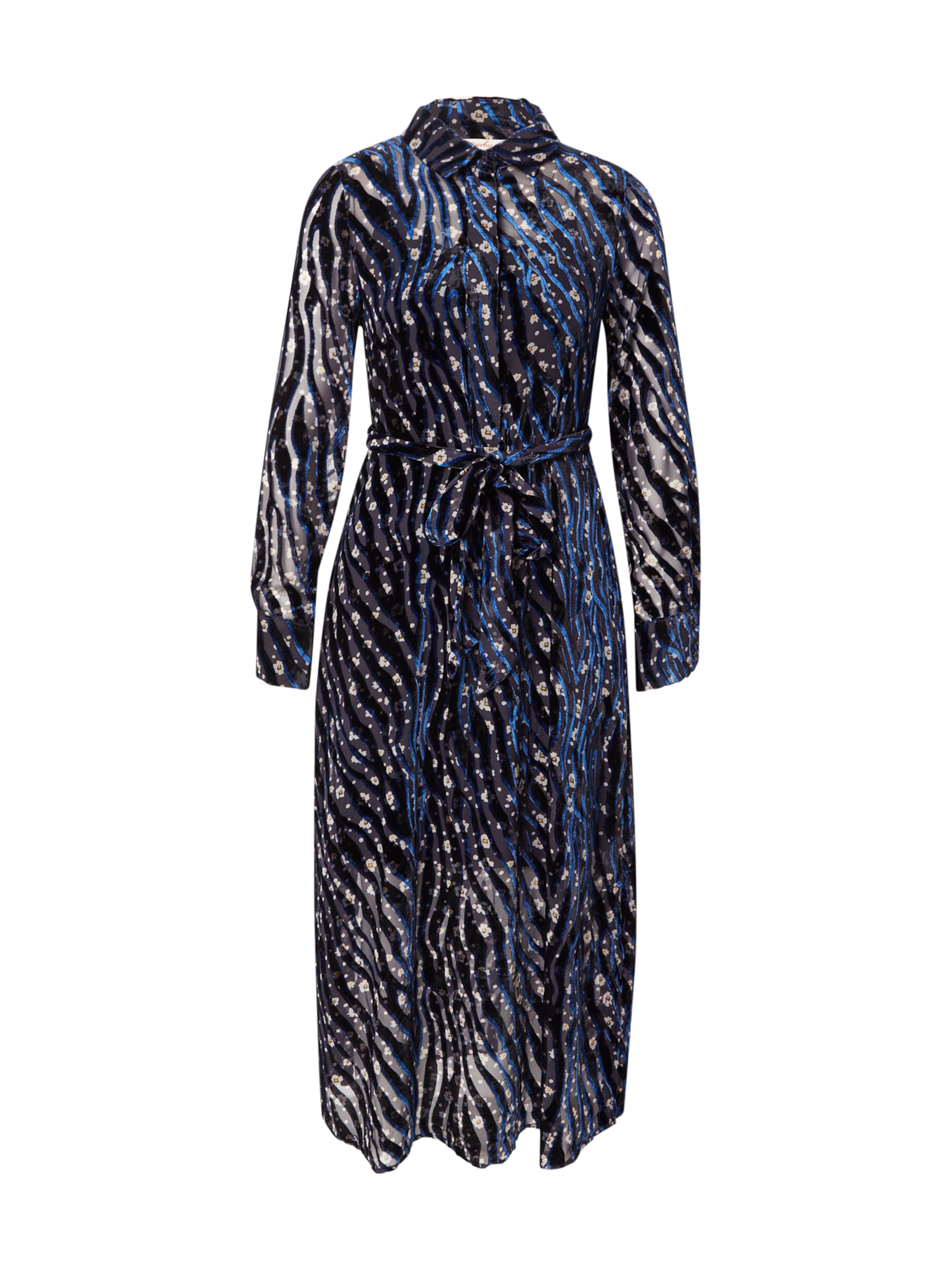 Derhy Košilové šaty 'DAENERYS ROBE' - modrá / žlutá / černá / bílá, Produkt